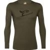 Icebreaker 200 Oasis LS Crewe Fox Jump - Funktionsshirt Langarm - Herren