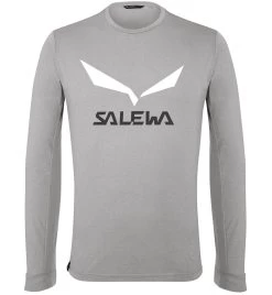 SALEWA Solidlogo Dry M L/S Tee - Langarmshirt - Herren -Outdoor Sportbekleidung Geschäft d1390 salewa solidlogo dry m l s tee 2127050 561661