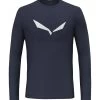 SALEWA Solidlogo Dry M L/S Tee - Langarmshirt - Herren
