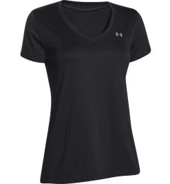 Under Armour Damen T-Shirt Mit V-Ausschnitt UA Tech